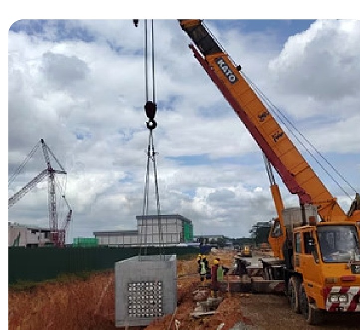 R4 precast manhole installation