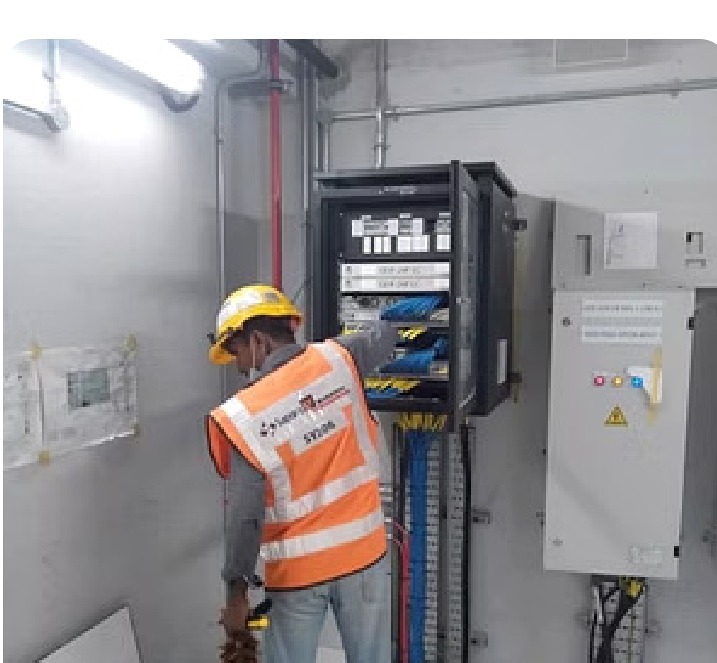 ELV panel cabling for MRT project