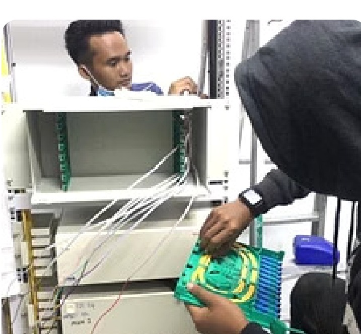 Fiber termination work